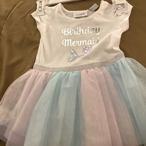 2T Girls Birthday Mermaid Dress